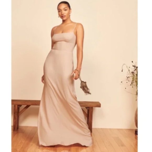 Reformation Dresses & Skirts - NWT Reformation Sunrise Dress - Champaign Size 4